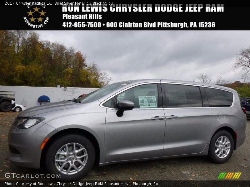 Billet Silver Metallic / Black/Alloy 2017 Chrysler Pacifica LX