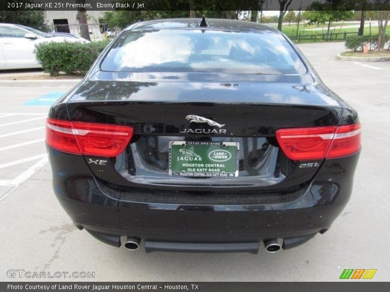 Ebony Black / Jet 2017 Jaguar XE 25t Premium