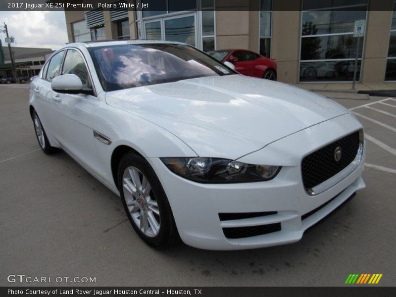 Polaris White / Jet 2017 Jaguar XE 25t Premium