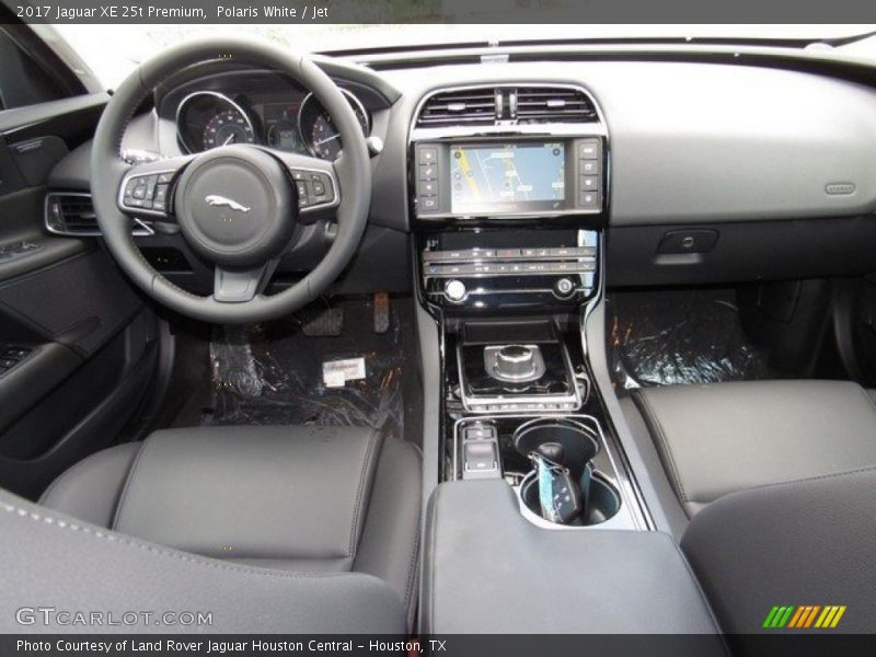 Polaris White / Jet 2017 Jaguar XE 25t Premium
