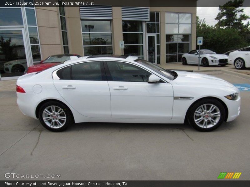 Polaris White / Jet 2017 Jaguar XE 25t Premium