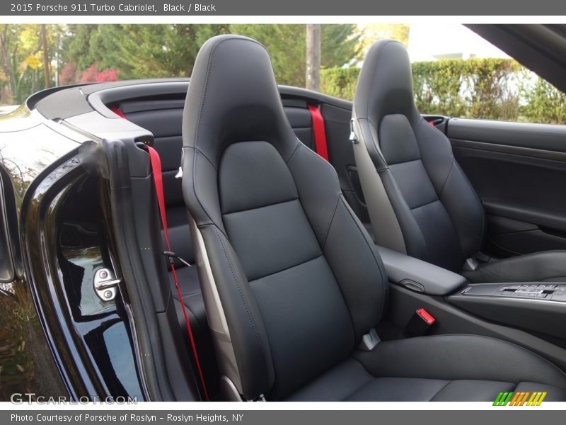 Black / Black 2015 Porsche 911 Turbo Cabriolet