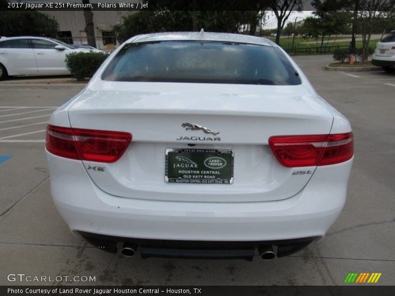 Polaris White / Jet 2017 Jaguar XE 25t Premium