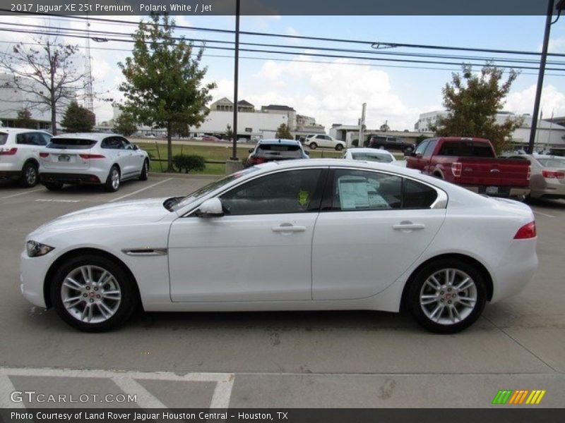 Polaris White / Jet 2017 Jaguar XE 25t Premium