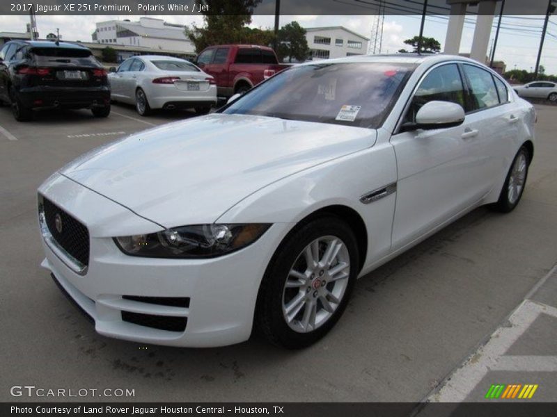 Polaris White / Jet 2017 Jaguar XE 25t Premium