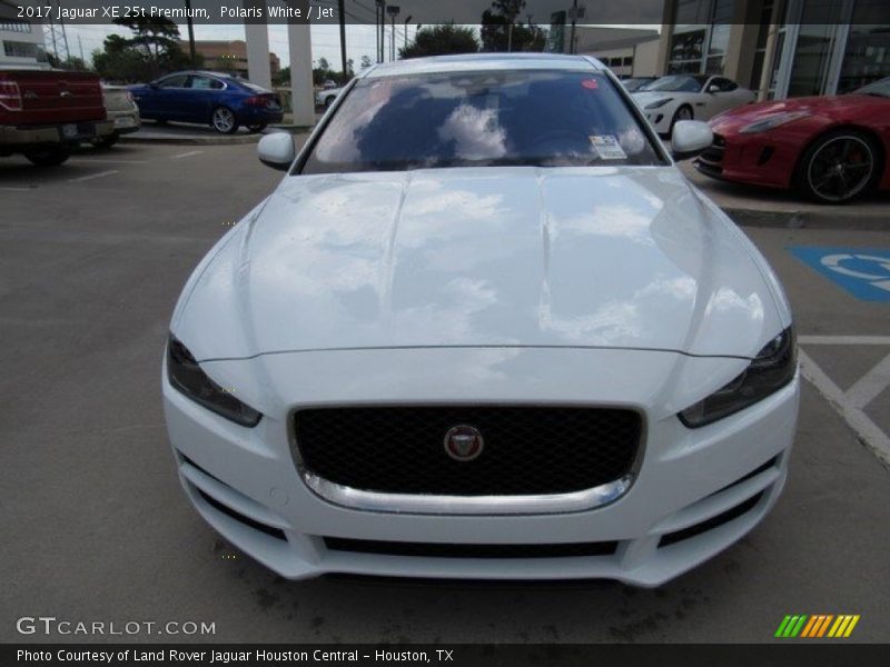 Polaris White / Jet 2017 Jaguar XE 25t Premium