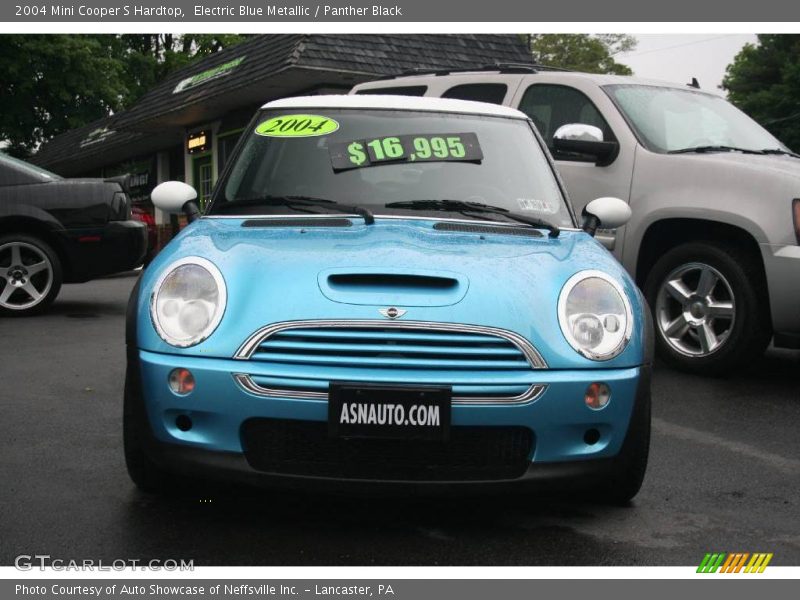 Electric Blue Metallic / Panther Black 2004 Mini Cooper S Hardtop