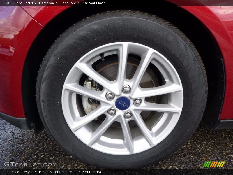 Race Red / Charcoal Black 2015 Ford Focus SE Hatchback