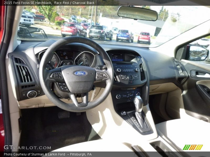 Race Red / Charcoal Black 2015 Ford Focus SE Hatchback