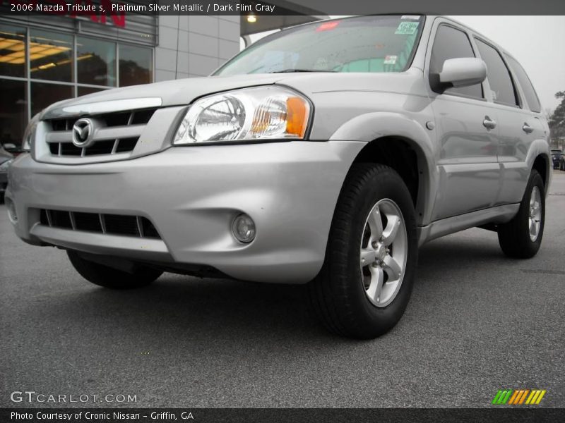 Platinum Silver Metallic / Dark Flint Gray 2006 Mazda Tribute s