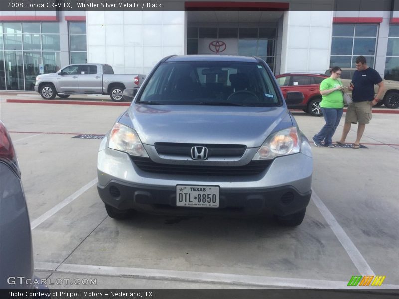 Whistler Silver Metallic / Black 2008 Honda CR-V LX