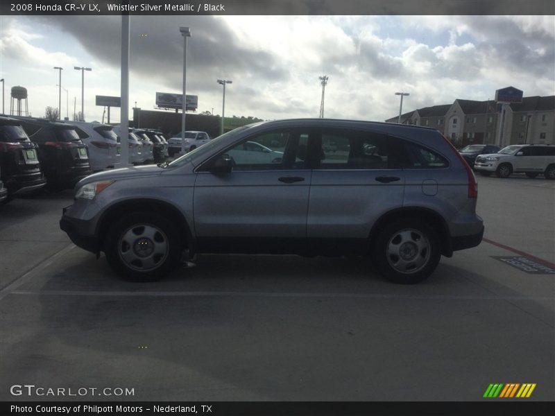Whistler Silver Metallic / Black 2008 Honda CR-V LX