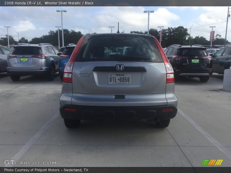Whistler Silver Metallic / Black 2008 Honda CR-V LX