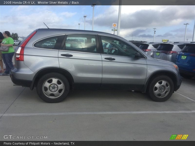 Whistler Silver Metallic / Black 2008 Honda CR-V LX