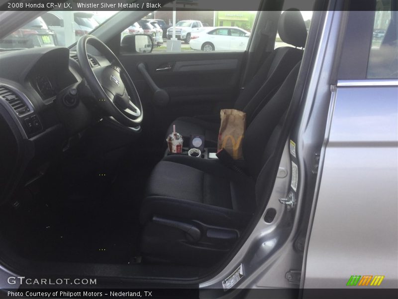 Whistler Silver Metallic / Black 2008 Honda CR-V LX