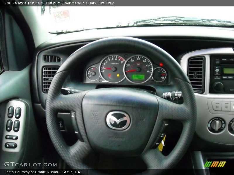 Platinum Silver Metallic / Dark Flint Gray 2006 Mazda Tribute s