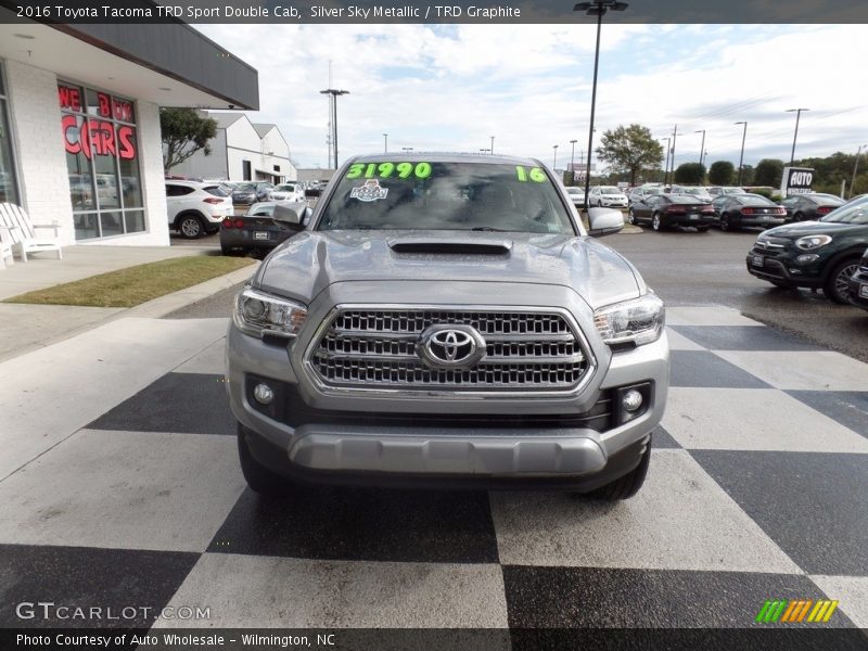 Silver Sky Metallic / TRD Graphite 2016 Toyota Tacoma TRD Sport Double Cab