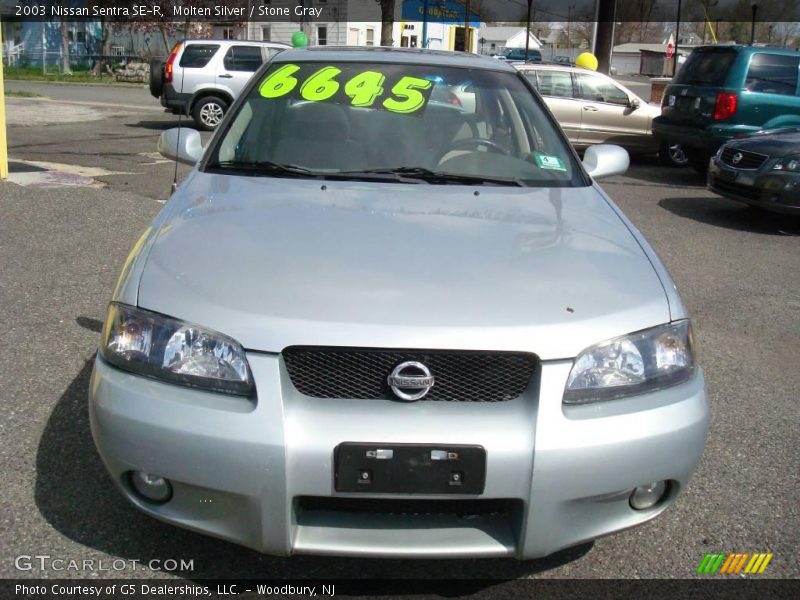 Molten Silver / Stone Gray 2003 Nissan Sentra SE-R