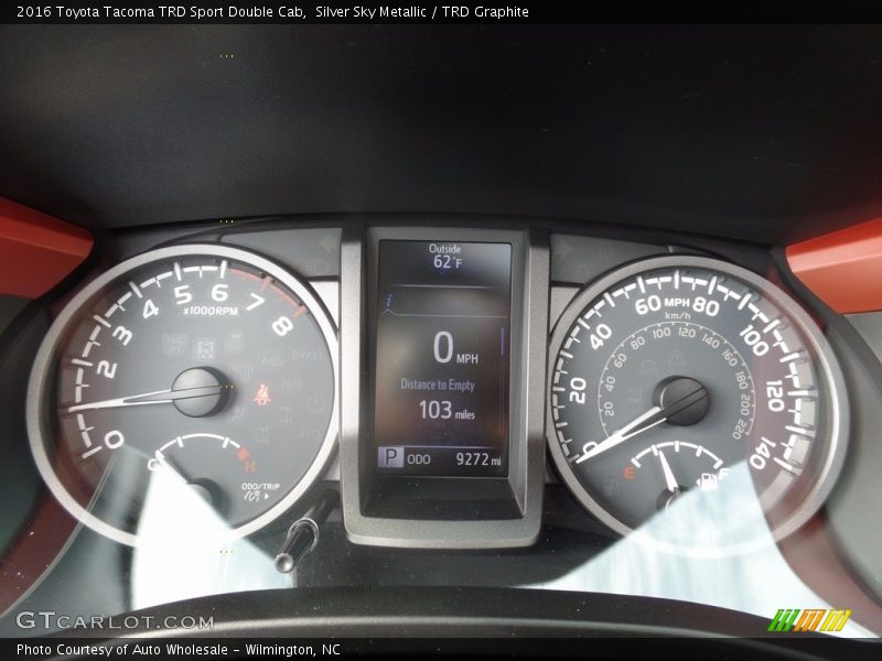 Silver Sky Metallic / TRD Graphite 2016 Toyota Tacoma TRD Sport Double Cab