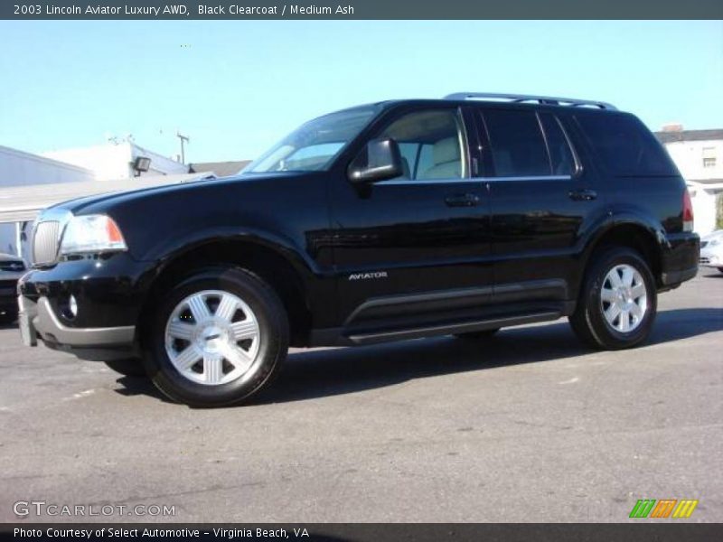 Black Clearcoat / Medium Ash 2003 Lincoln Aviator Luxury AWD