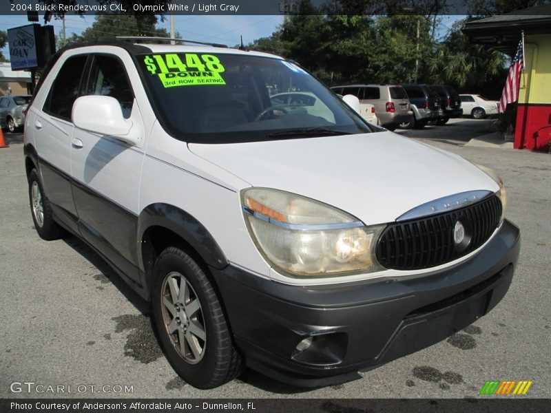 Olympic White / Light Gray 2004 Buick Rendezvous CXL