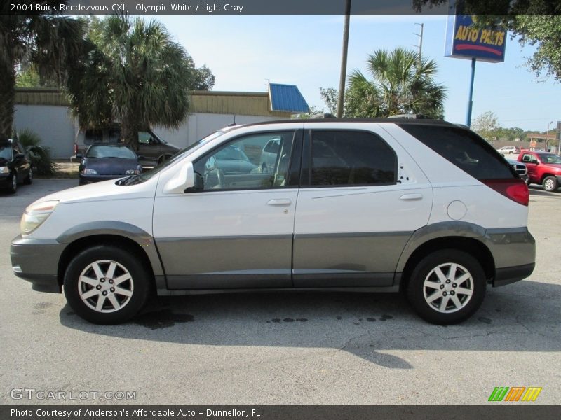 Olympic White / Light Gray 2004 Buick Rendezvous CXL