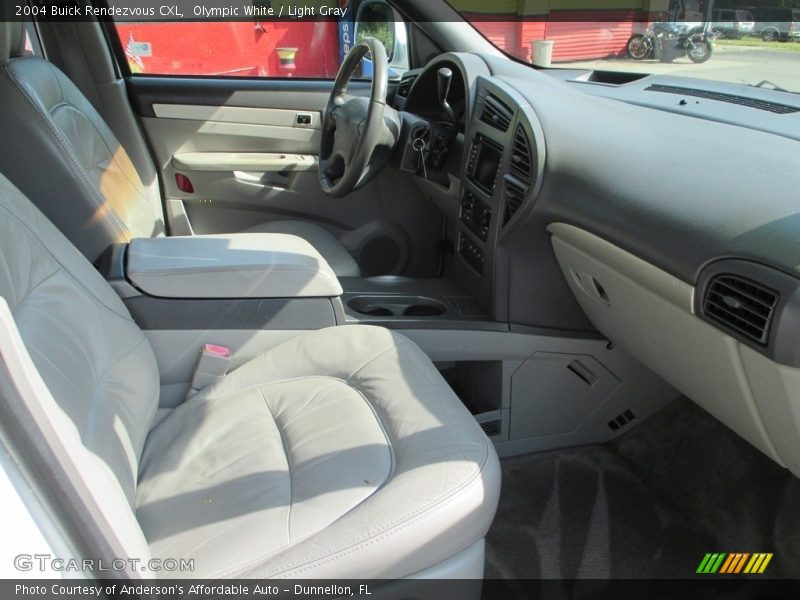 Olympic White / Light Gray 2004 Buick Rendezvous CXL