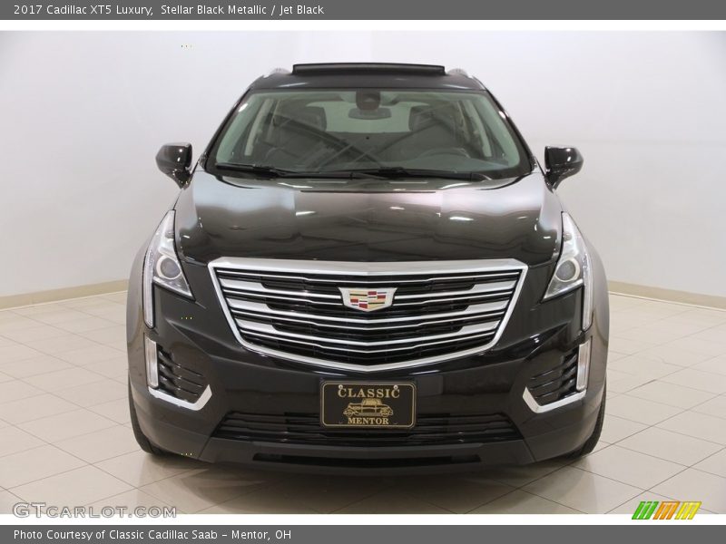 Stellar Black Metallic / Jet Black 2017 Cadillac XT5 Luxury