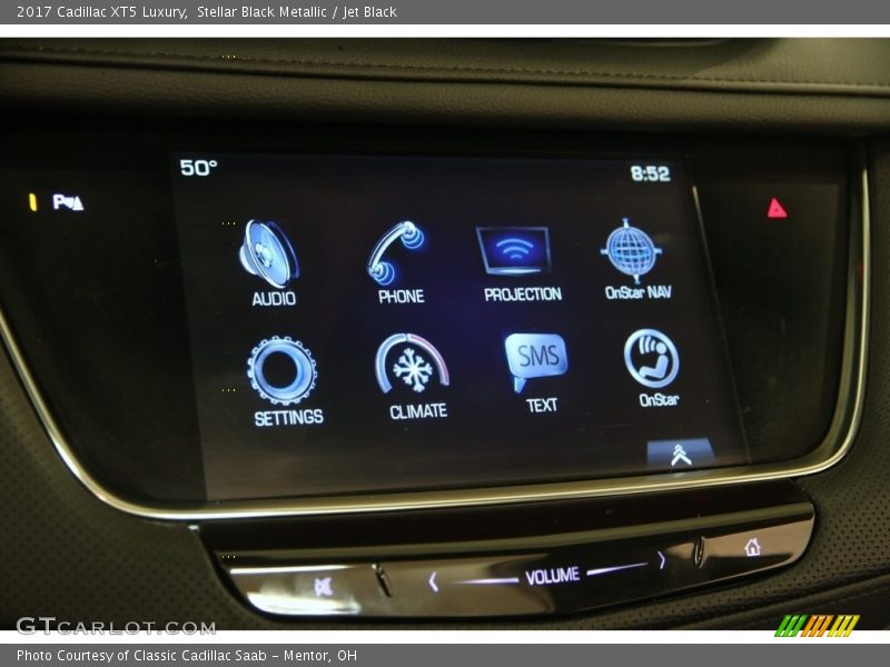 Stellar Black Metallic / Jet Black 2017 Cadillac XT5 Luxury