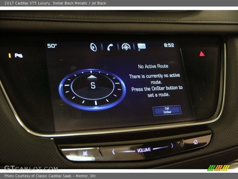 Stellar Black Metallic / Jet Black 2017 Cadillac XT5 Luxury
