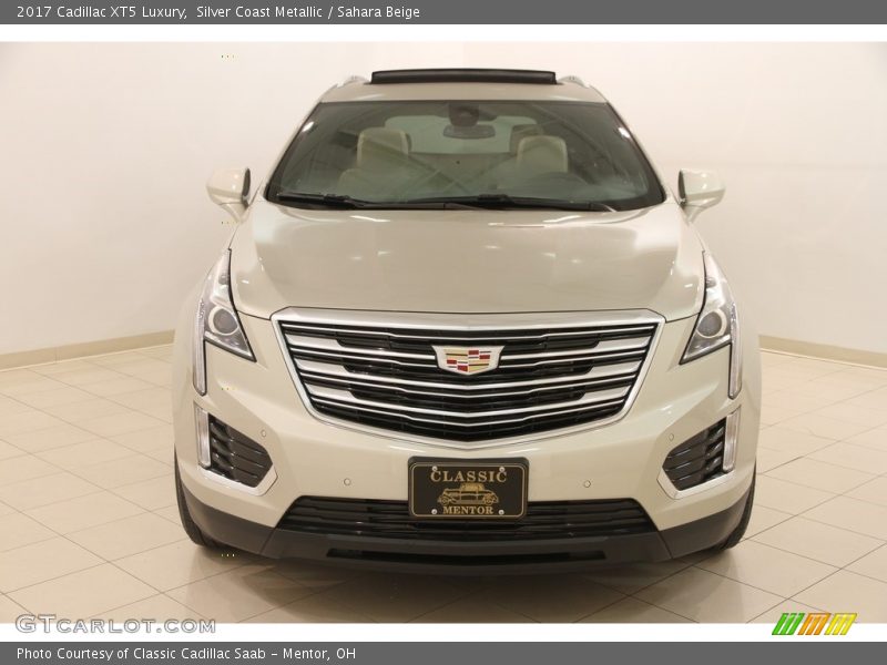 Silver Coast Metallic / Sahara Beige 2017 Cadillac XT5 Luxury