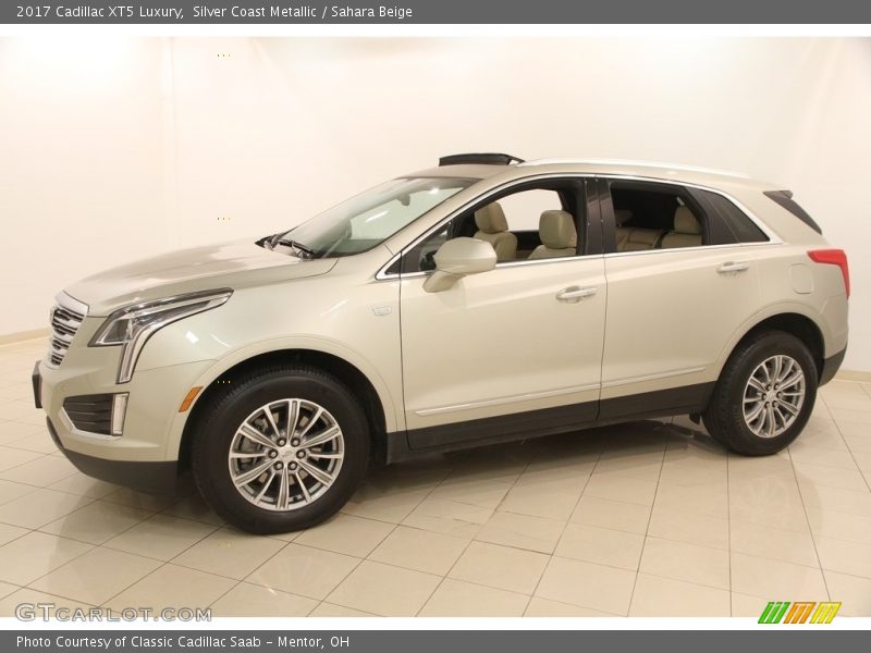 Silver Coast Metallic / Sahara Beige 2017 Cadillac XT5 Luxury