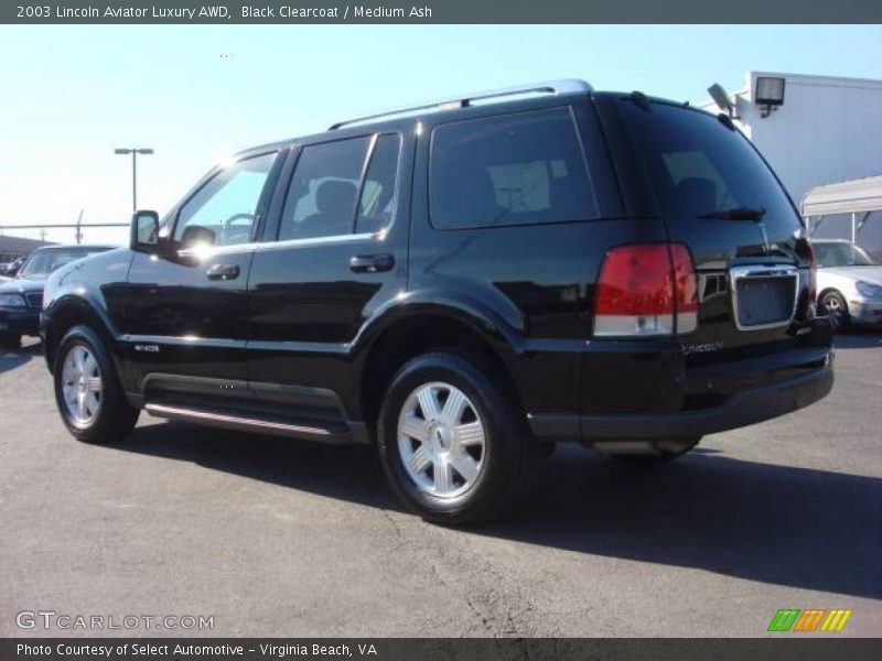 Black Clearcoat / Medium Ash 2003 Lincoln Aviator Luxury AWD
