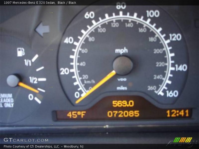 Black / Black 1997 Mercedes-Benz E 320 Sedan