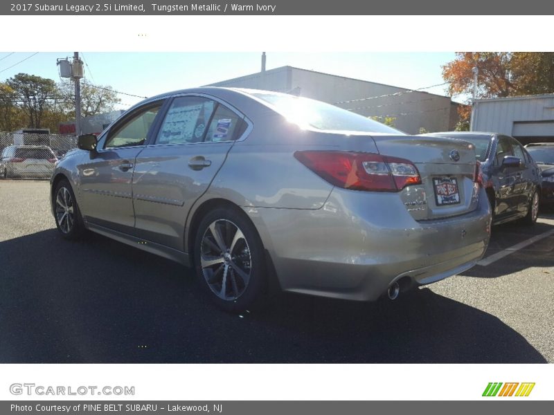 Tungsten Metallic / Warm Ivory 2017 Subaru Legacy 2.5i Limited