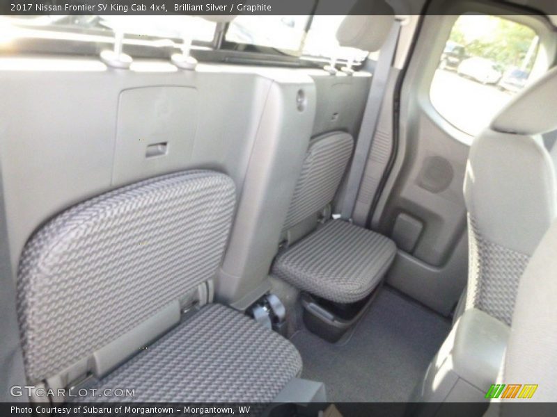 Rear Seat of 2017 Frontier SV King Cab 4x4