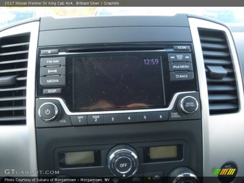 Controls of 2017 Frontier SV King Cab 4x4