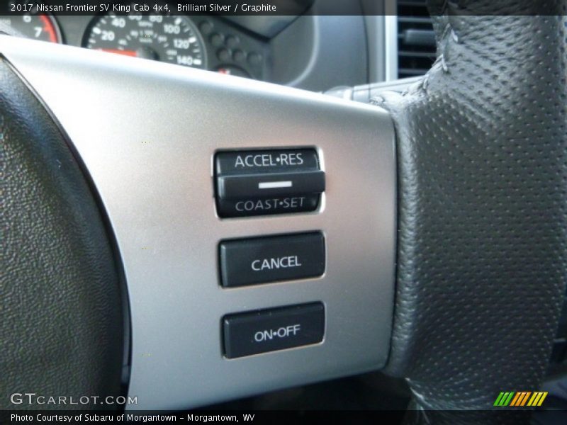 Controls of 2017 Frontier SV King Cab 4x4