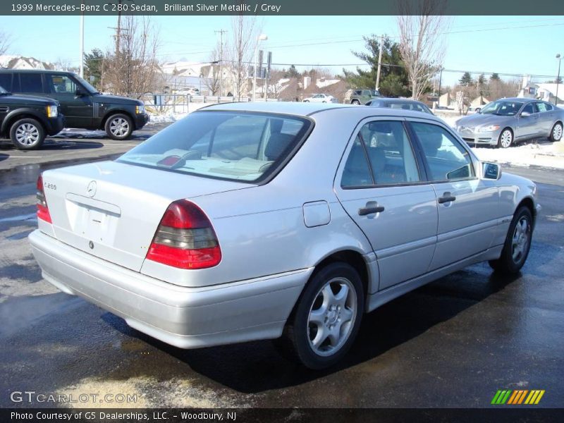 Brilliant Silver Metallic / Grey 1999 Mercedes-Benz C 280 Sedan