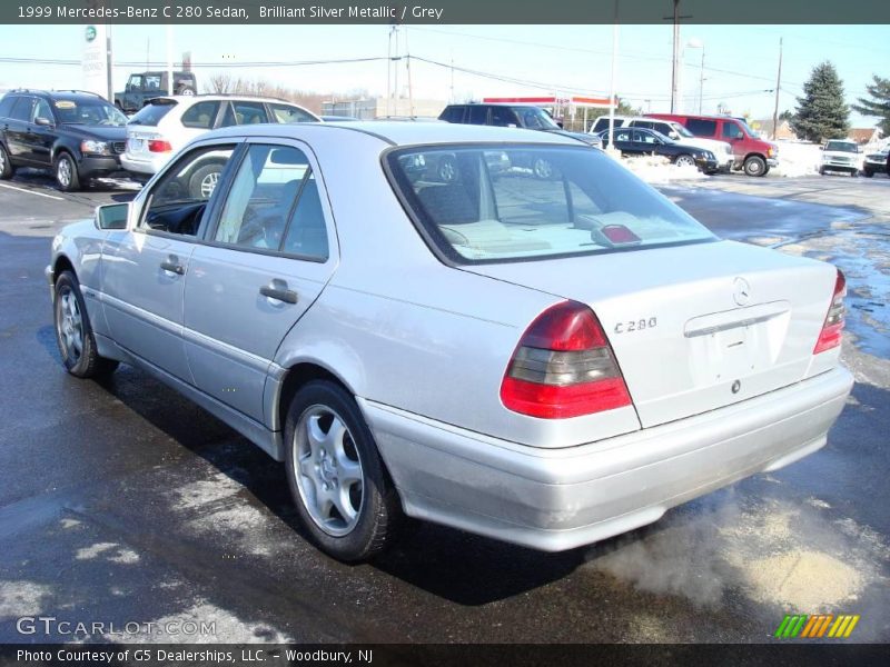 Brilliant Silver Metallic / Grey 1999 Mercedes-Benz C 280 Sedan