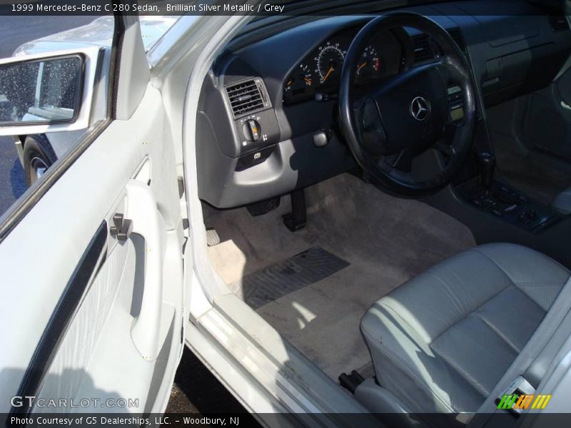 Brilliant Silver Metallic / Grey 1999 Mercedes-Benz C 280 Sedan