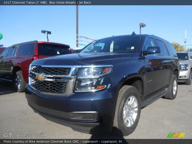 Blue Velvet Metallic / Jet Black 2017 Chevrolet Tahoe LT 4WD