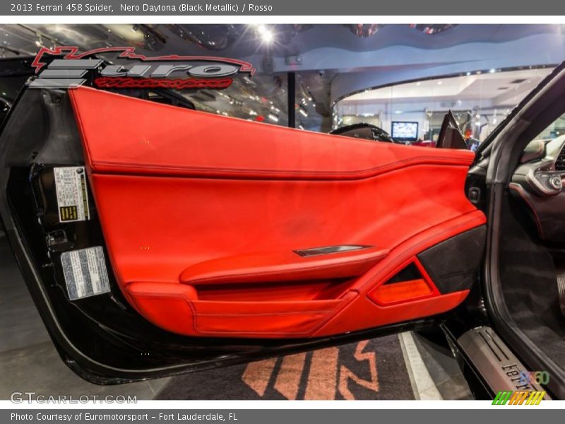 Nero Daytona (Black Metallic) / Rosso 2013 Ferrari 458 Spider