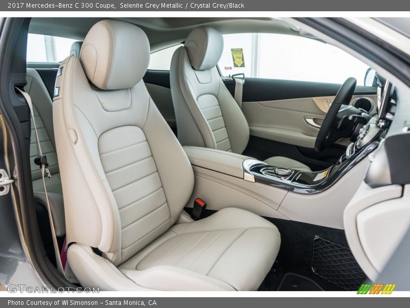Selenite Grey Metallic / Crystal Grey/Black 2017 Mercedes-Benz C 300 Coupe