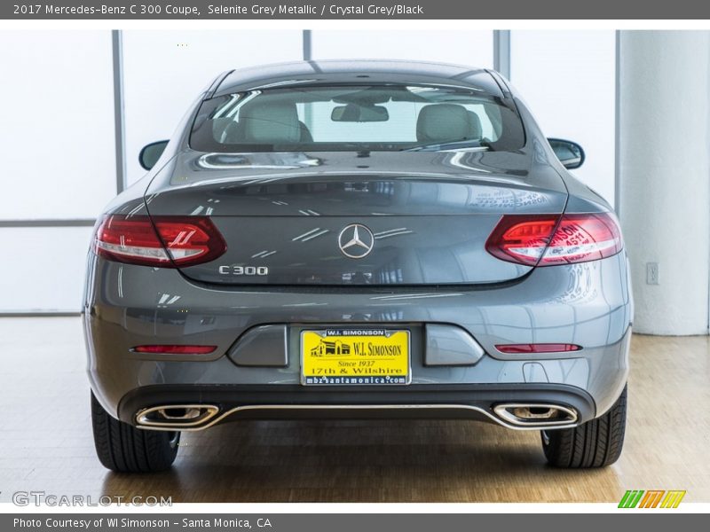 Selenite Grey Metallic / Crystal Grey/Black 2017 Mercedes-Benz C 300 Coupe