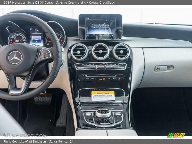 Selenite Grey Metallic / Crystal Grey/Black 2017 Mercedes-Benz C 300 Coupe