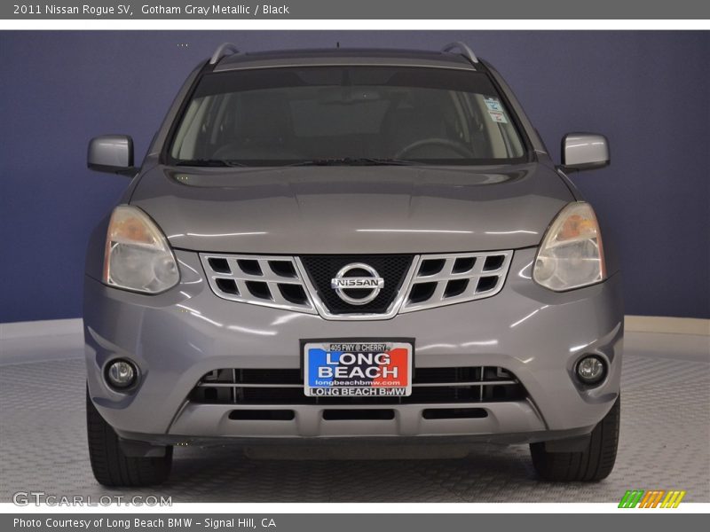 Gotham Gray Metallic / Black 2011 Nissan Rogue SV