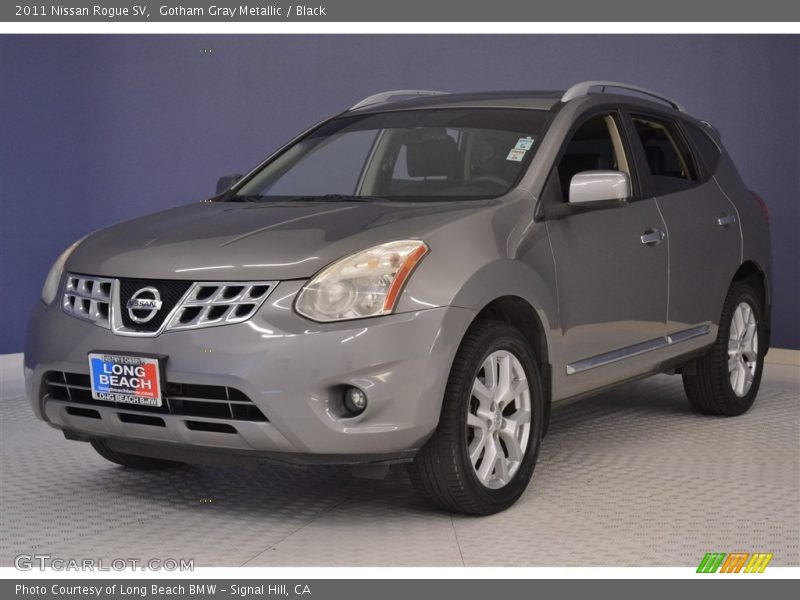 Gotham Gray Metallic / Black 2011 Nissan Rogue SV