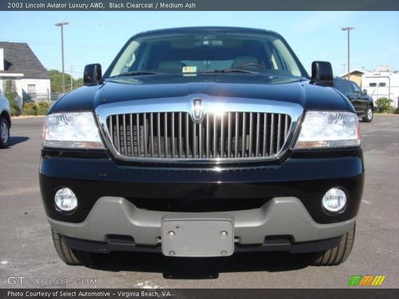 Black Clearcoat / Medium Ash 2003 Lincoln Aviator Luxury AWD