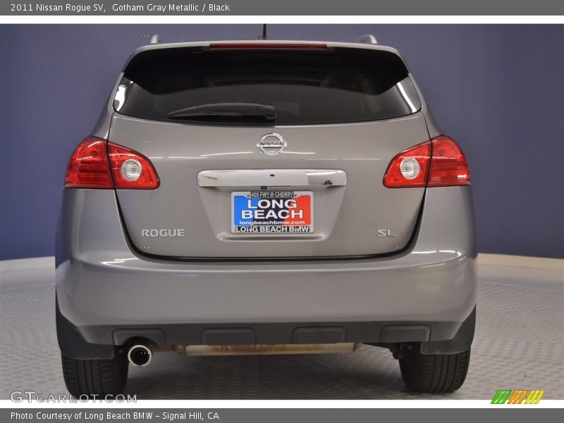 Gotham Gray Metallic / Black 2011 Nissan Rogue SV